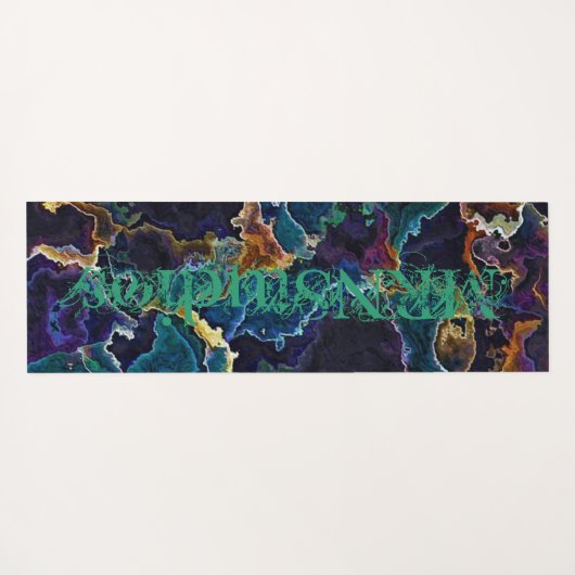 Oil Slick Yoga Mat (Achterkant (horizontaal))