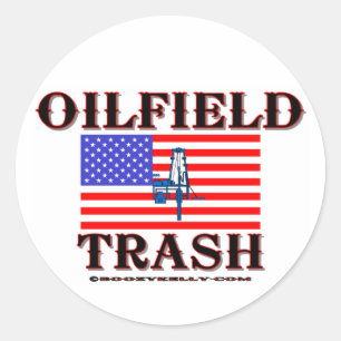 Oil Trash USA Olieveld Sticker