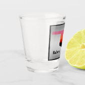 Oil Well Pump Jack Oklahoma Shape gepersonaliseerd Shot Glas (Links)