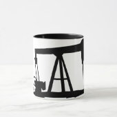 OIL WELL SILHOUETTE MOK (Midden)