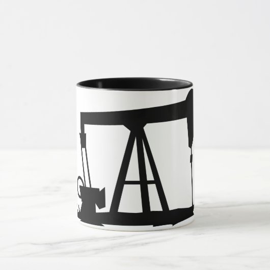 OIL WELL SILHOUETTE MOK (Midden)