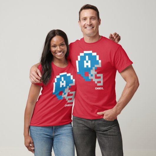 Oilers Alternate Tecmo Bowl Helm T-shirt (Unisex)