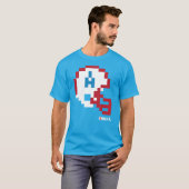 Oilers Tecmo Bowl Helmet T-shirt (Voorkant volledig)