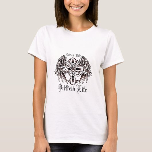 Oilfield Banner Cross T-shirt (Voorkant)