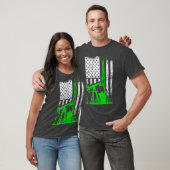 Oilfield Flag America St Patricks Day Rig T-shirt (Unisex)