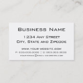 Oilfield Lightning Paarse Sunrise Visitekaartje (Achterkant)