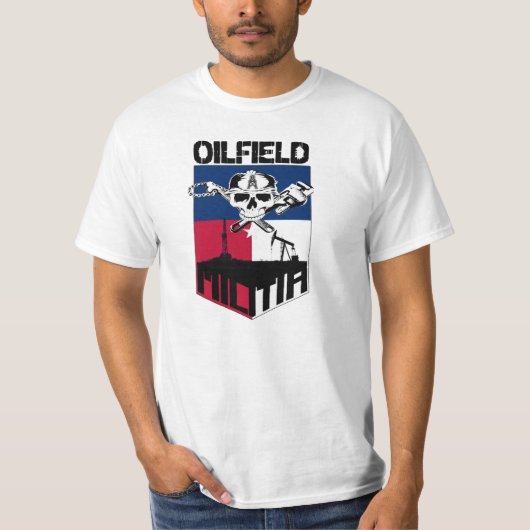 OILFIELD MILITIA II T-SHIRT (Voorkant)