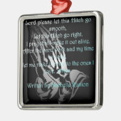 Oilfield Prayer Runion Metalen Ornament (Links)