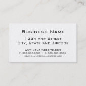 Oilfield Pumping Unit Colorful Splash Visitekaartje (Achterkant)