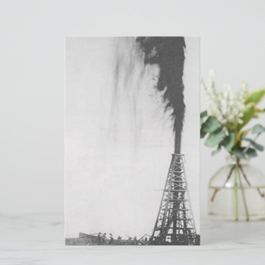 OILFIELD STATIONERY BRIEFPAPIER (Staand voorkant)