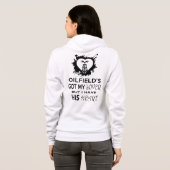 Oilfields hebben mijn Lover Womens Hoodie (Achterkant volledig)