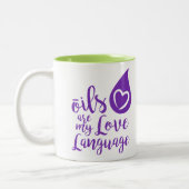 Oils zijn mijn Mok van het Koffie van de Liefde Ta (Links)