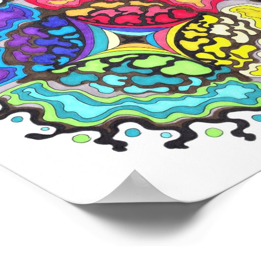 OilslickMandala Poster (Hoek)