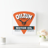 Oilzum Motor Olie  signaalklok Vierkante Klok (Huis)