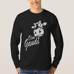 Oim Gaudi Koeienkoppenboerderij Alpenhut Boer Boer T-shirt