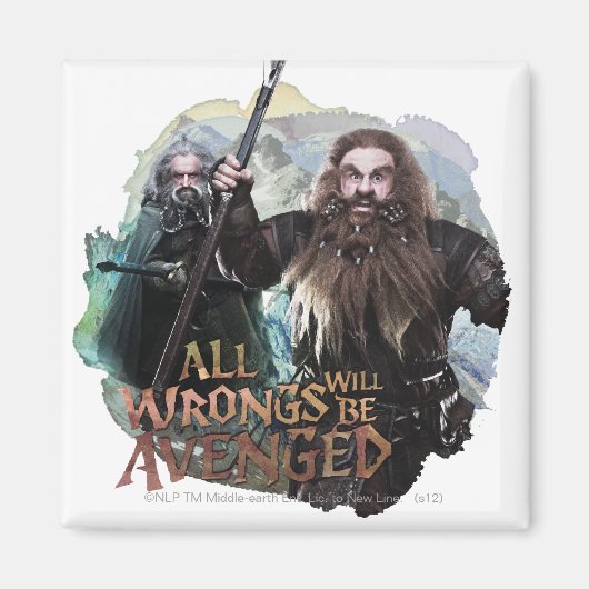 Oin en Gloin Magneet (Voorkant)