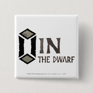 Oin Naam Vierkante Button 5,1 Cm