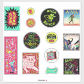 Oingo Boingo 12 sticker set (Vel)