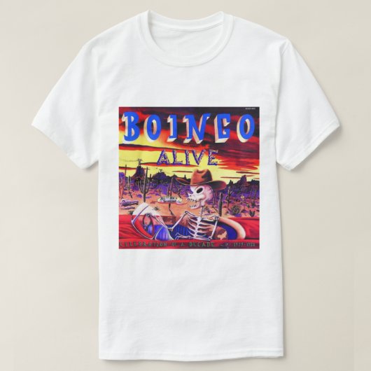 Oingo boingo - beste albums t-shirt (Design voorkant)