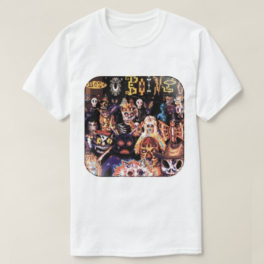 Oingo boingo - beste albums t-shirt (Design voorkant)