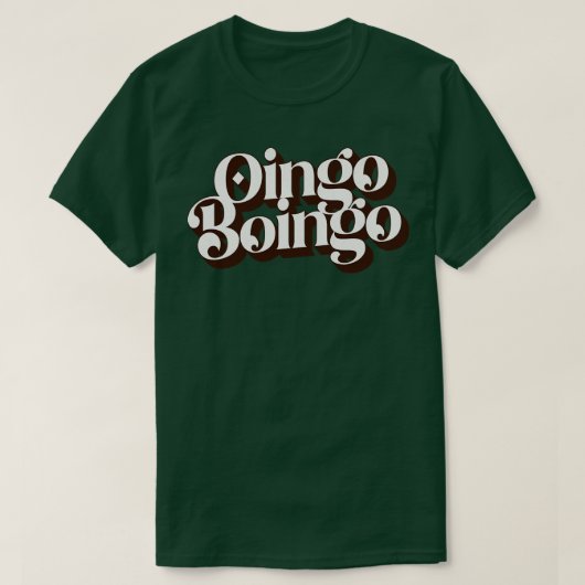 Oingo Boingo Boingo Boingo Boingo Boingo Boingo Bo T-shirt (Design voorkant)
