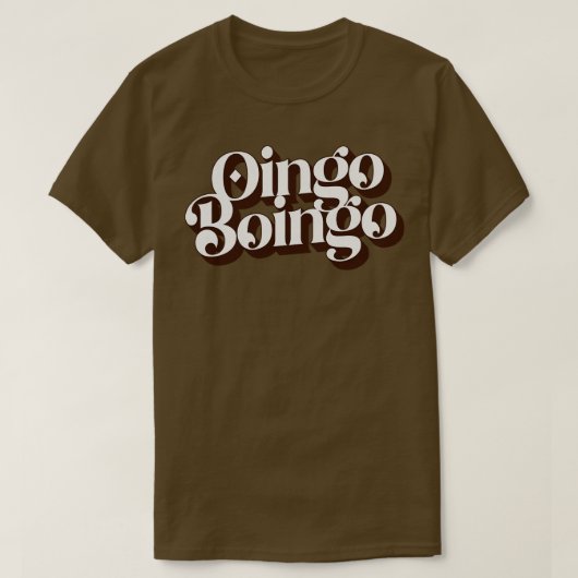 Oingo Boingo Boingo Boingo Boingo Boingo Boingo Bo T-shirt (Design voorkant)