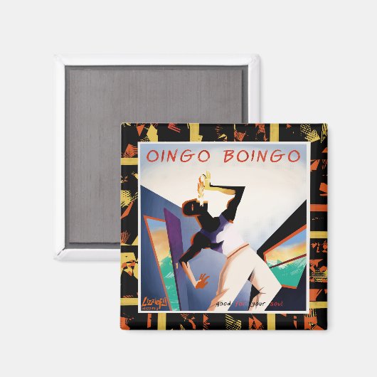Oingo Boingo good for your soul magnet (Voorkant / Achterkant)