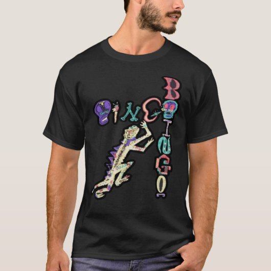 Oingo Boingo Grunge - Scary Gecko Classic T-Shirt (Voorkant)