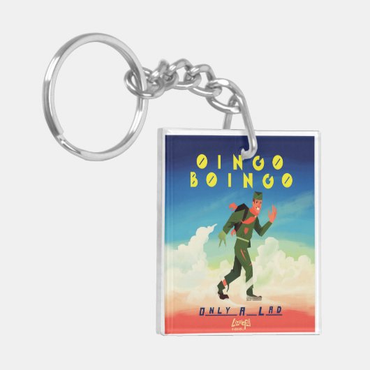 Oingo Boingo only a lad keychain (Voorkant Links)