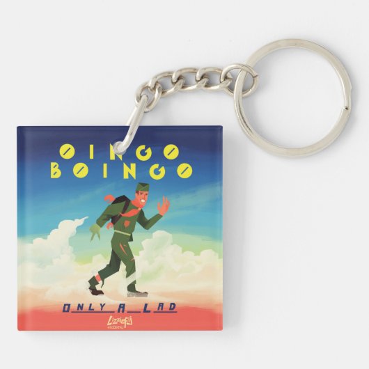 Oingo Boingo only a lad keychain (Achterkant)