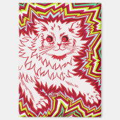 Oingo Boingo psychedelic cat magnet (Voorkant)