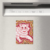 Oingo Boingo psychedelische kattenmagneet Magneet (Insitu (Vaatwasser))