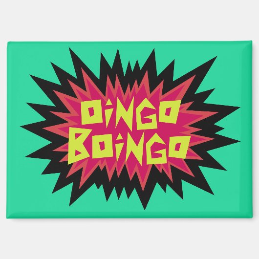 Oingo Boingo spiky magnet (Voorkant)