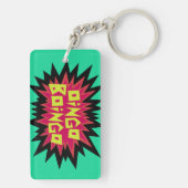 Oingo Boingo stekelige sleutelhanger (achterkant)