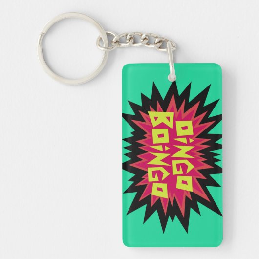 Oingo Boingo stekelige sleutelhanger (Voorkant)