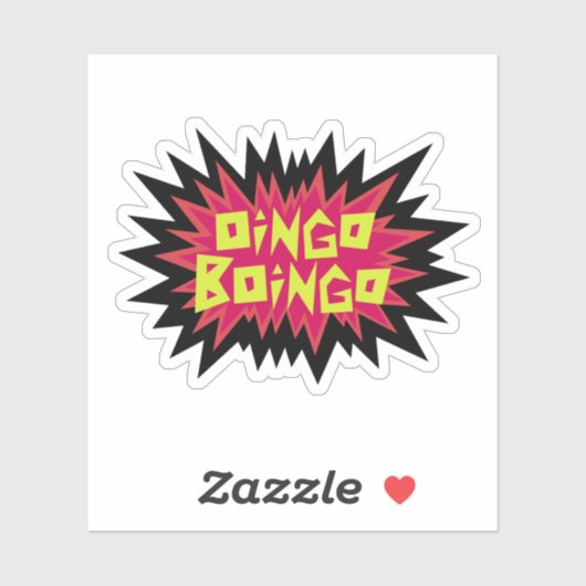Oingo Boingo stekelige sticker (Vel)