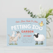 Oink Baa Cluck Moo Children's Birthday (Staand voorkant)