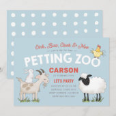 Oink Baa Cluck Moo Children's Birthday (Voorkant / Achterkant)