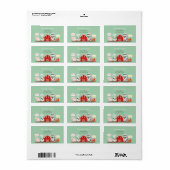 Oink Baa Moo Boerderij Dier Schattig Persoonlijk Etiket (Full Sheet)