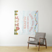 Oink Baa Moo Cute Farm Animals Happy Birthday Wandkleed (In Situ (horizontaal))