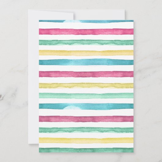 Oink Baa Moo Farm Animals Barnyard Birthday Kaart (Achterkant)