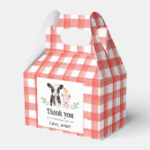Oink Cluck Moo Cute Farm Animals Bedankdoosjes (Voorkant Zijde)
