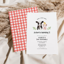 Oink Cluck Moo Cute Farm Animals Birthday