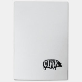 OINK Funny Pig Post-it® Notes