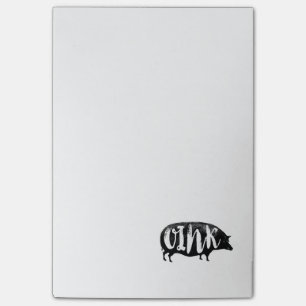 OINK Funny Pig Post-it® Notes