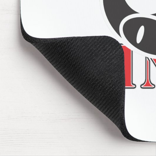 OINK_GraphicReversed Muismat (Hoek)