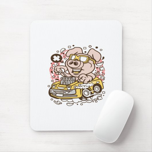 Oink Hotrod Muismat (Met muis)