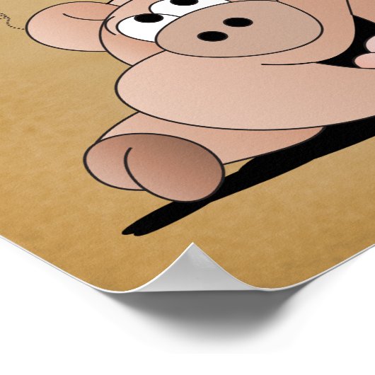 Oink, Oink Little Pig 🐷 Poster (Hoek)