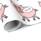 Oink Oink Pig Cadeaupapier (Rol Hoek)