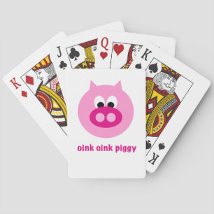 Oink Oink Piggy! Pokerkaarten